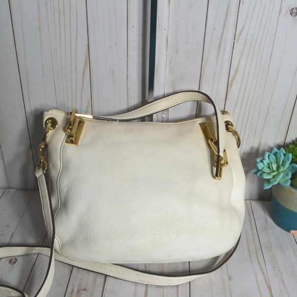 Michael Kors White Crossbody Leather Purse Bag - Picture 4 of 7